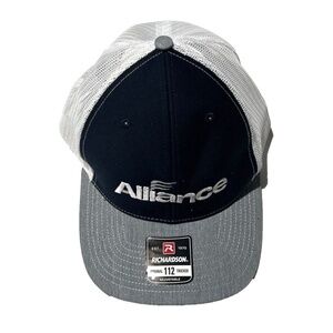 Alliance Technical Group Hat Cap‎ Gray Mesh Adult Snapback Richardson NWOT